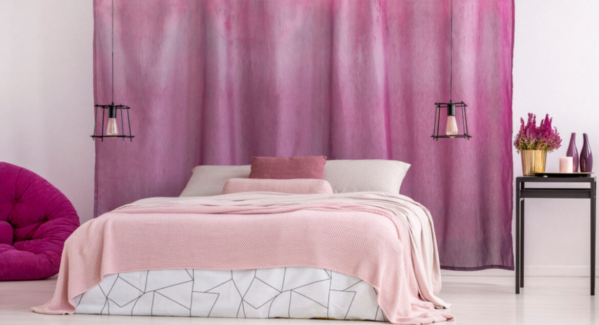 Perpaduan Warna Pink Untuk Dinding Kamar Tidur