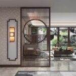 Partisi Ruangan Gaya Tradisional Kayu Jati