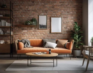 Desain Ruang Tamu dengan Sentuhan Industrial yang Modern