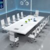 Meja Meeting Persegi Panjang Desain Modern