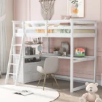 Tempat Tidur Anak Tingkat Evo Dengan Meja Belajar