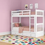 Tempat Tidur Tingkat Anak Minimalis Warna Putih