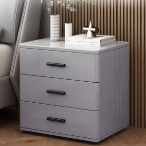 Nakas Samping Tempat Tidur Desain Minimalis 3 Laci