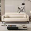 Sofa Minimalis 3 Seater Kulit Sintetis