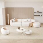 Sofa Ruang Tamu Kecil Warna Putih Modern
