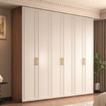 Lemari Baju Gantung Minimalis Modern 6 Pintu