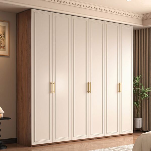 Lemari Baju Gantung Minimalis Modern 6 Pintu