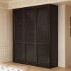 Lemari Baju Kayu Jati 3 Pintu Minimalis Modern
