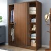 Lemari Baju Sliding 2 Pintu Minimalis Modern