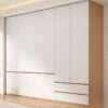 Lemari Gantung Baju Gamis Minimalis Modern 6 Pintu