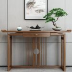 Meja Console Kayu Jati Model Japandi