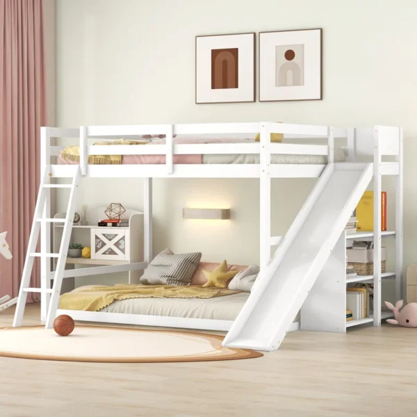 Tempat Tidur Tingkat Ada Perosotan Minimalis