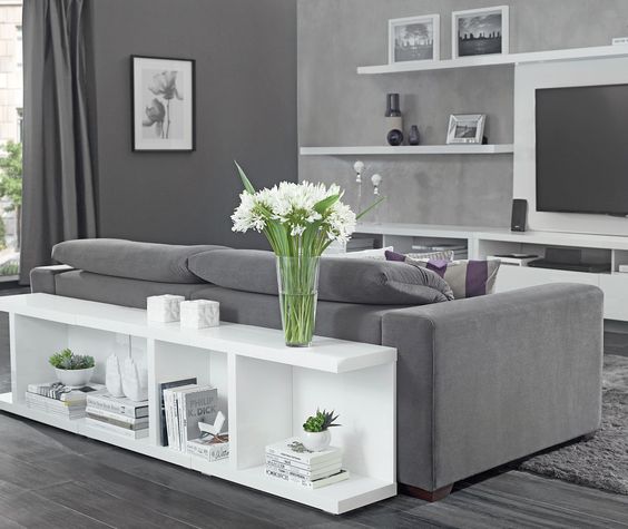 Sofa Minimalis dengan Rak Penyimpanan