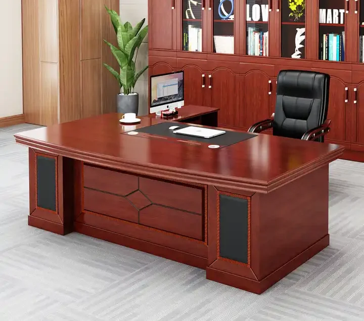 Desain Meja Kerja Kayu Jati