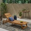 Lounger Kayu Jati Minimalis Modern Outdoor