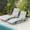 Lounger Rotan Sintetis Outdoor Amarily