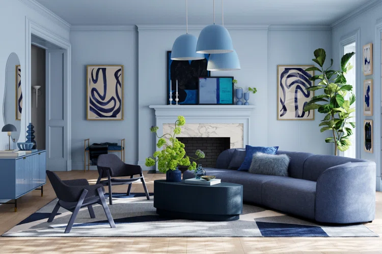 Sofa Warna Monokrom