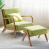 Arm Chair Kayu Jati Dengan Sandaran Bantal