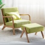Arm Chair Kayu Jati Dengan Sandaran Bantal
