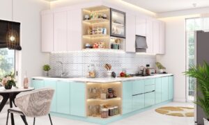 KItchen Set Dapur Bentuk L Terbaik Minimalis Modern