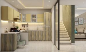 Kitchen Set Bentuk L Minimalis Denver
