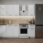 Kitchen Set Dapur City Minimalis Warna Putih 180 cm