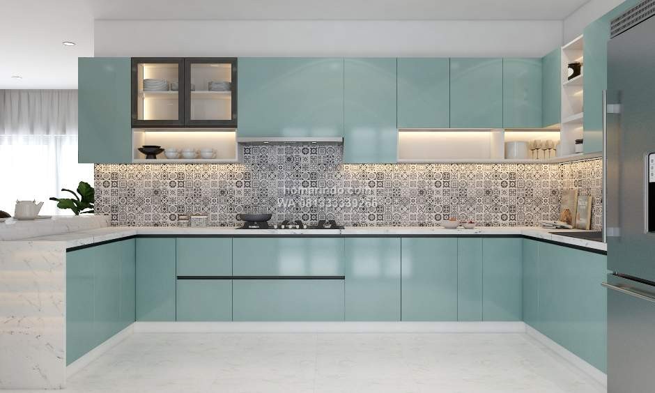 Kitchen Set Dengan Counter Desain Minimalis