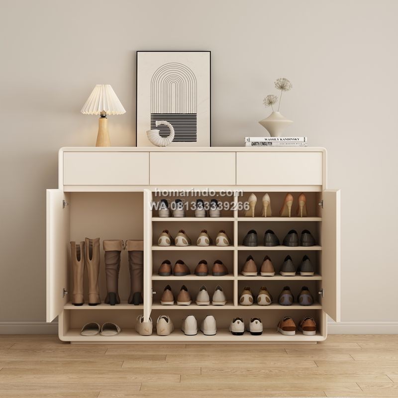 Konsol Lemari Sepatu Minimalis Modern Terbaru