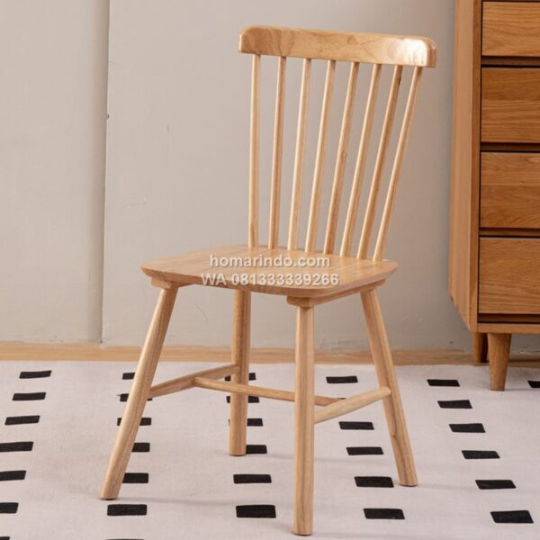 Kursi Cafe Kayu Solid Minimalis