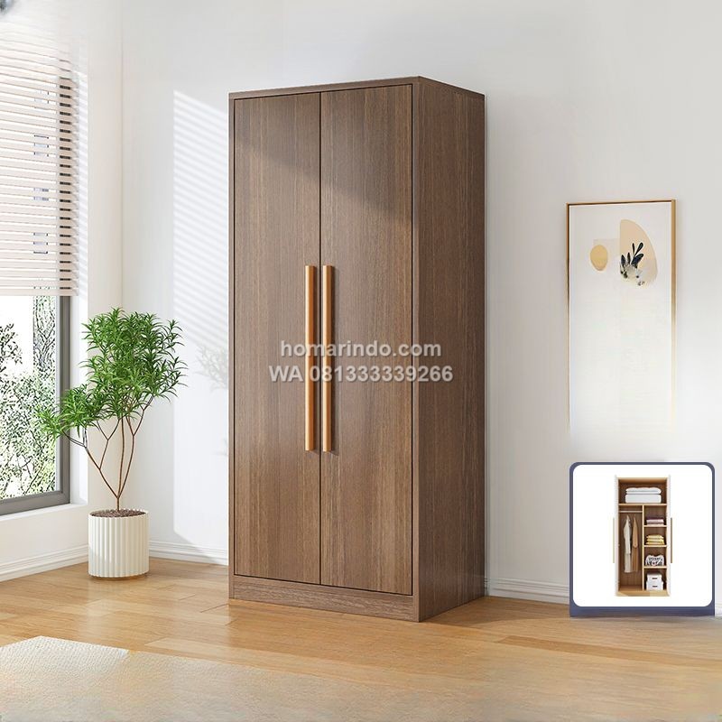Lemari Baju Anak 2 Pintu Minimalis Modern