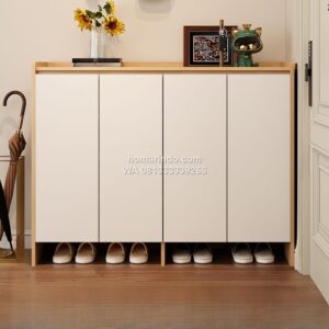 Lemari Rak Sepatu 4 Pintu Minimalis Modern