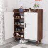 Lemari Sepatu Minimalis 5 Susun 2 Pintu