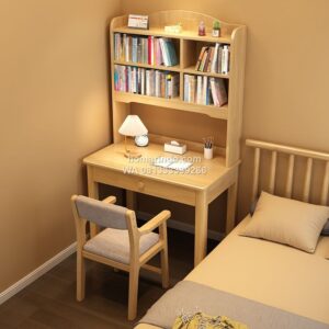 Meja Belajar Anak Minimalis Dengan Rak Buku