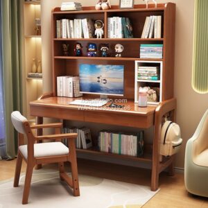 Meja Belajar Jati Minimalis Modern