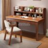 Meja Belajar Minimalis Modern Kayu Jati