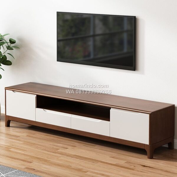 Meja TV Multifungsi Kayu Jati Artemis