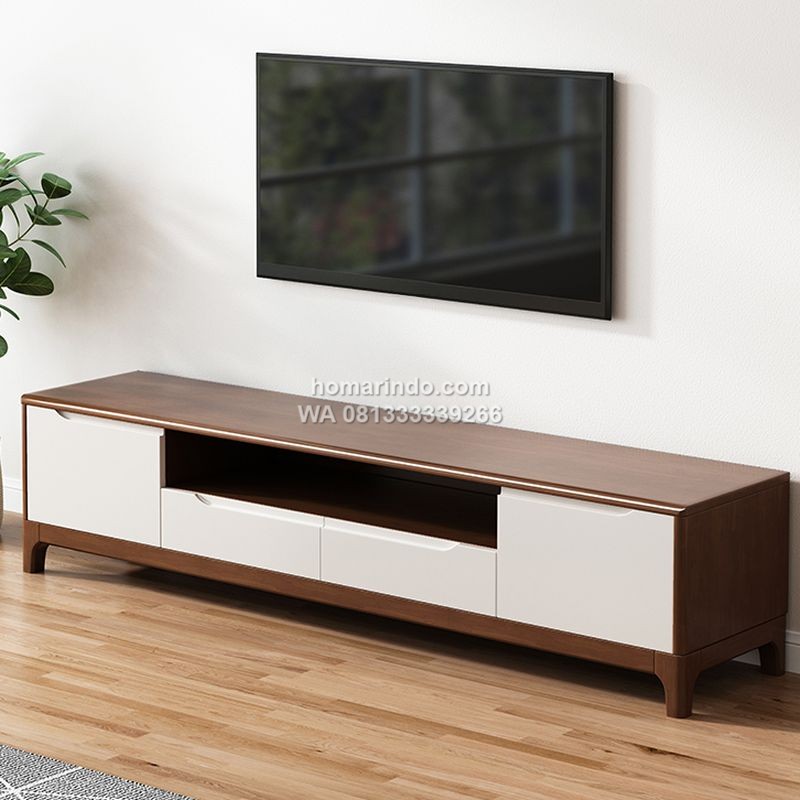 Meja TV Multifungsi Kayu Jati Artemis