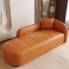Sofa Santai Indoor Jok Kulit Sintetis Modern