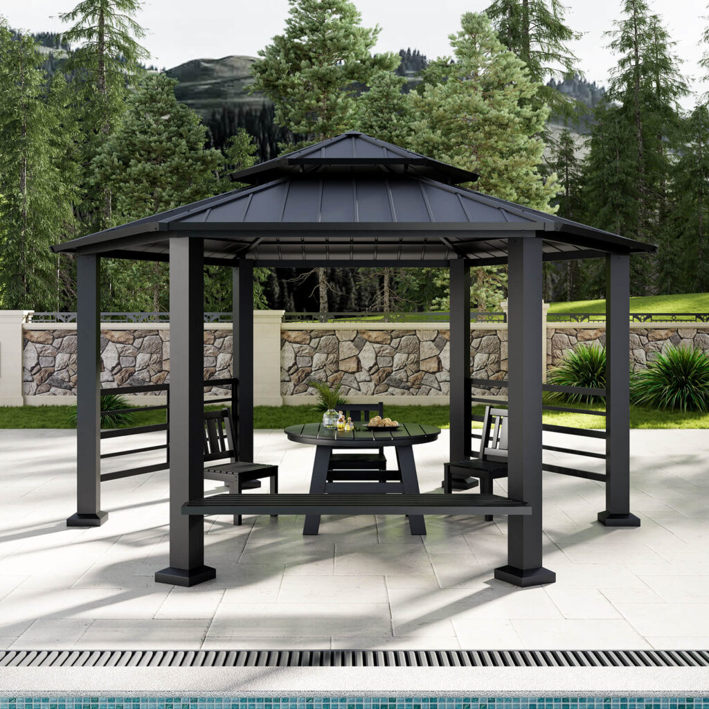 Gazebo Minimalis Besi