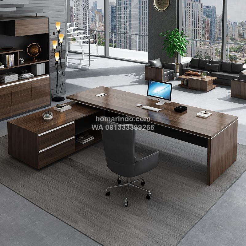 Meja Kerja Kantor Direktur Model L Shape Minimalis Meja Kerja Kantor Direktur Model L Shape Minimalis