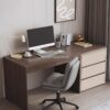 Meja Kerja WFH Minimalis 3 Laci Modern