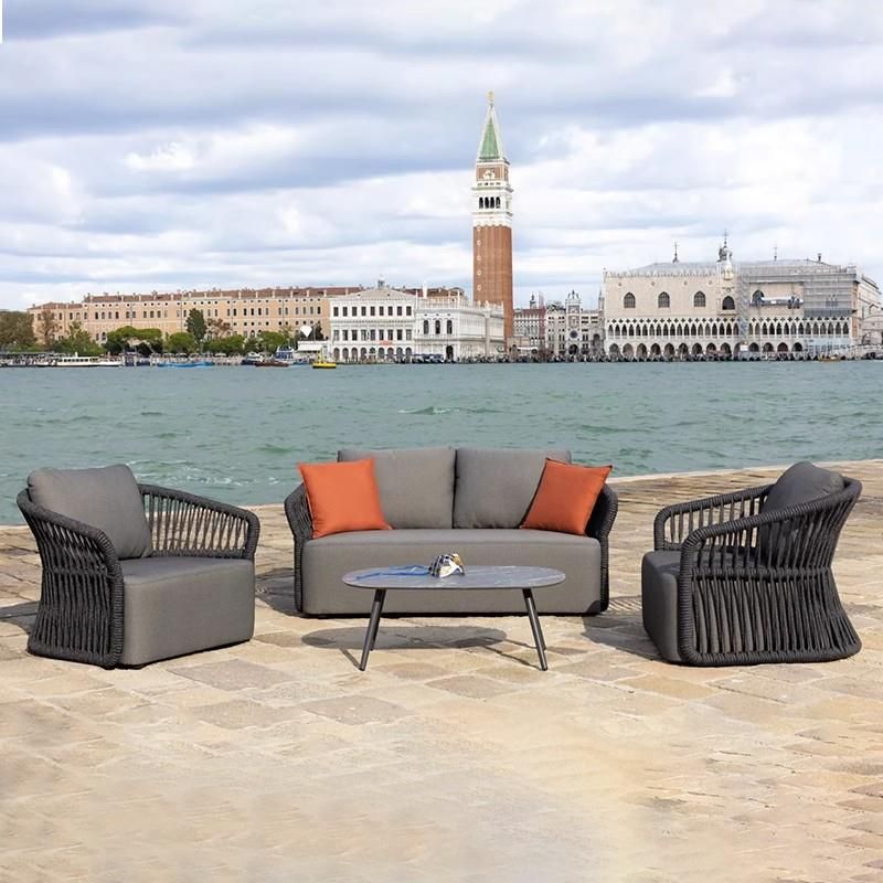 Sofa Conversation Outdoor Anyaman Tali Rope Berkualitas Sofa Conversation Outdoor Anyaman Tali Rope Berkualitas