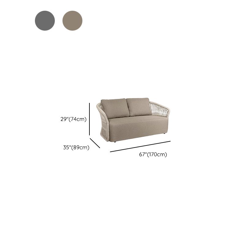 Sofa Conversation Outdoor Anyaman Tali Rope Berkualitas