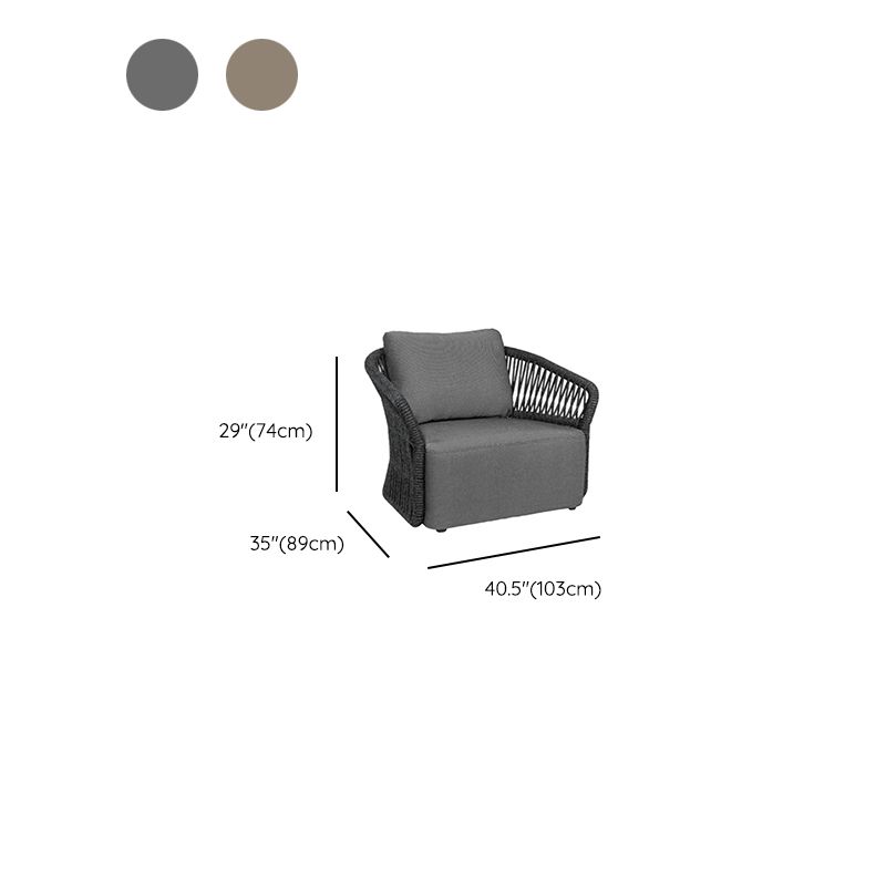 Sofa Conversation Outdoor Anyaman Tali Rope Berkualitas