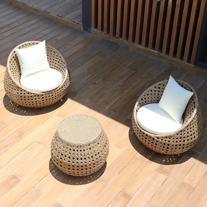 Sofa Conversation Outdoor Rotan Sintetis Dengan Bantalan Sofa Conversation Outdoor Rotan Sintetis Dengan Bantalan
