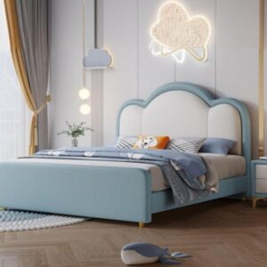 Tempat Tidur Anak Minimalis Biru Muda Jok Oscar