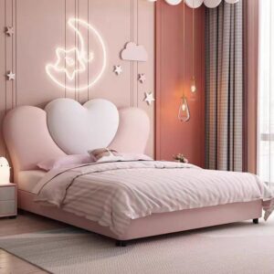 Tempat Tidur Anak Perempuan Warna Pink Modern