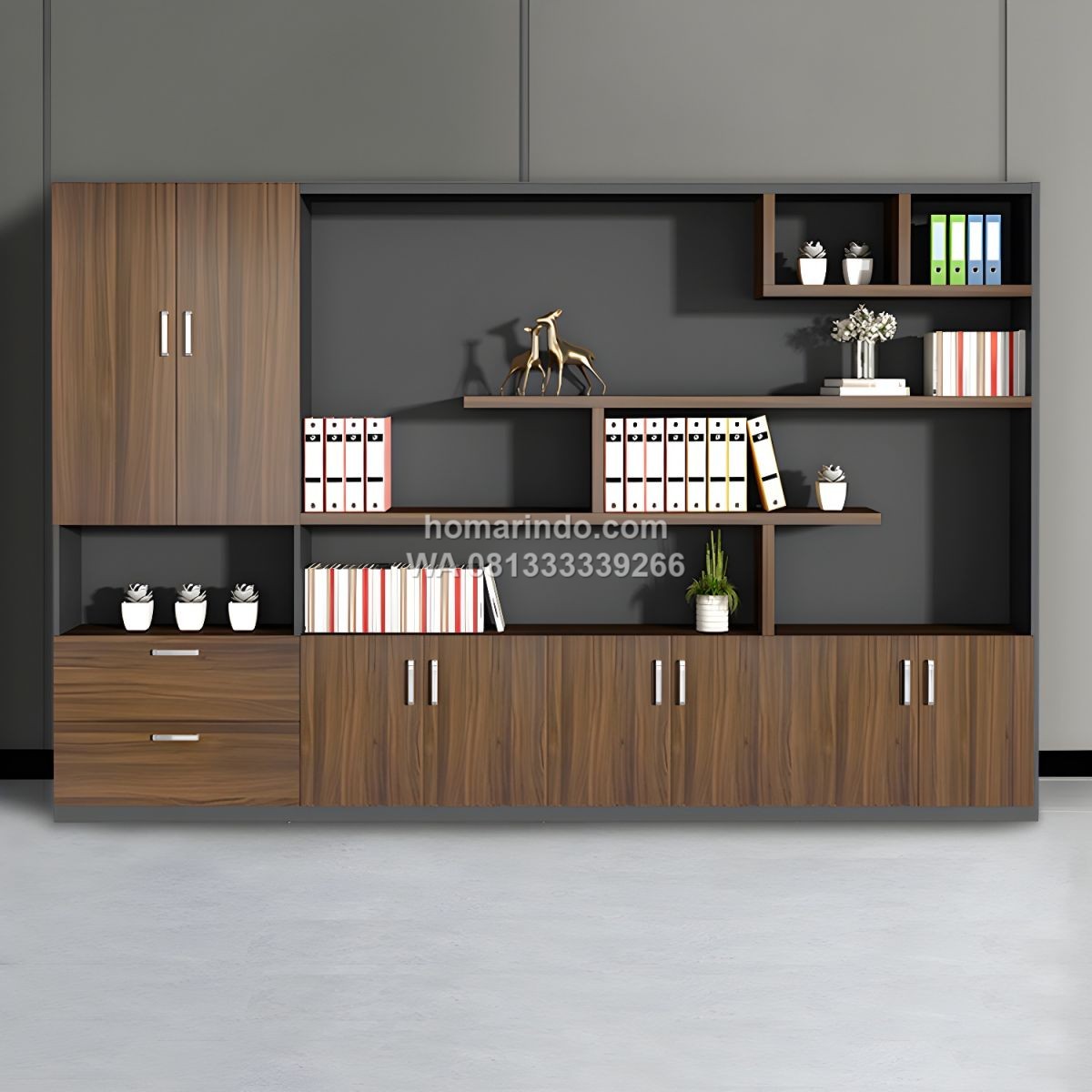 Lemari Rak Kantor Besar Ruang Direktur Minimalis Modern