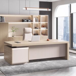 Meja Direksi Minimalis Bergaya Elegan Finishing HPL