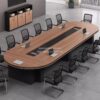 Meja Meeting Besar untuk Rapat Kantor Desain Minimalis